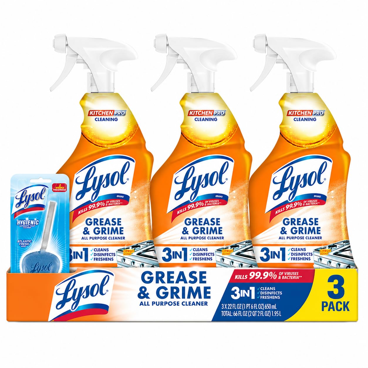 Amazon.com: Reckitt Lysol Kitchen Pro Antibacterial Cleaner